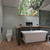 ALFI 67" White Rectangular Solid Surface Smooth Resin Soaking Bathtub - AB9942