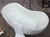 Alfi AB9949 66" White Solid Surface Smooth Resin Soaking Bathtub