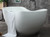 ALFI 66" White Solid Surface Smooth Resin Soaking Bathtub - AB9949