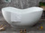 ALFI 66" White Solid Surface Smooth Resin Soaking Bathtub - AB9949