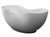 ALFI 66" White Solid Surface Smooth Resin Soaking Bathtub - AB9949