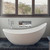 Alfi AB9951 73" White Solid Surface Smooth Resin Soaking Slipper Bathtub