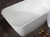 ALFI 67" White Rectangular Solid Surface Smooth Resin Soaking Bathtub - AB9952