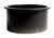 Alfi Black Matte Round 18" x 18" Undermount / Drop In Fireclay Bar / Prep Sink