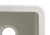 ALFI White Square 18" x 18" Undermount / Drop In Fireclay Prep Sink - ABF1818S-W