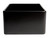 ALFI Black Matte Smooth Apron 24" x 18" Single Bowl Fireclay Farm Sink - ABF2418-BM