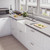 ALFI 24" x 18" White Thin Wall Single Bowl Smooth Apron Fireclay Kitchen Farm Sink - ABF2418-W