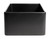 ALFI Black Matte Smooth Apron 30" x 18" Single Bowl Fireclay Farm Sink - ABF3018-BM