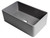 ALFI Gray Matte Smooth Apron 30" x 18" Single Bowl Fireclay Farm Sink - ABF3018-GM