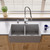 ALFI Gray Matte Smooth Apron 33" x 18" Double Bowl FireclayApron Farmhouse Sink - ABF3318D-GM