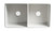 ALFI White Smooth Apron 33" x 18" Double Bowl Fireclay Farmhouse Sink - ABF3318D-W