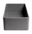 ALFI Gray Matte Smooth Apron 36" x 18" Single Bowl Fireclay Farm Sink - ABF3618-GM