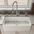 ALFI 36" x 18" White Thin Wall Single Bowl Smooth Apron Fireclay Kitchen Farm Sink - ABF3618-W