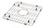 Alfi Square Stainless Steel Grid 14 3/8"x 14 3/8" for ABF1818S