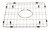 ALFI Square Stainless Steel Grid 14 3/8"x 14 3/8" for ABF1818S