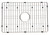 ALFI Stainless Steel Sink Grid 22 7/8" x 15" for ABF2718UD