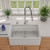 ALFI Brushed Nickel Square Kitchen Faucet with Black Rubber Stem - ABKF3023-BN