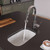 ALFI Polished Chrome Sensor Gooseneck Pull Down Kitchen Faucet - ABKF3262-PC