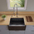 ALFI Polished Chrome Pullout Spray Commercial Spring Spout Kitchen Faucet - ABKF3732-PC
