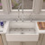 ALFI Polished Chrome Pullout Spray Commercial Spring Spout Kitchen Faucet - ABKF3732-PC