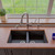 ALFI Brushed Nickel Traditional Gooseneck Pull Down Kitchen Faucet - ABKF3783-BN