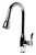 ALFI Polished Chrome Traditional Gooseneck Pull Down Kitchen Faucet - ABKF3783-PC