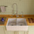 ALFI Polished Chrome Double Spout Commercial Spring Kitchen Faucet with Pullout Spray - ABKF3787-PC