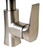 Alfi Brushed Nickel Square Gooseneck Pull Down Kitchen Faucet