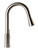 ALFI Brushed Nickel Square Gooseneck Pull Down Kitchen Faucet - ABKF3889-BN