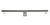 ALFI 24" Modern Brushed Stainless Steel Linear Shower Drain with Solid Cover - ABLD24B-BSS
