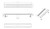 Alfi 24" Black Matte Stainless Steel Linear Shower Drain with Groove Holes