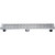 ALFI 24" Long Modern Stainless Steel Linear Shower Drain with Groove Holes - ABLD24C-BSS