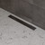Alfi ABLD24D 24" Modern Stainless Steel Linear Shower Drain with Groove Lines