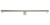 ALFI 32" Modern Stainless Steel Linear Shower Drain with Groove Holes - ABLD32C-BSS