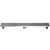 ALFI 32" Modern Stainless Steel Linear Shower Drain with Groove Lines - ABLD32D