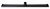 Alfi 36" Black Matte Stainless Steel Linear Shower Drain with Solid Cover