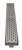 ALFI 36" Modern Stainless Steel Linear Shower Drain with Groove Holes - ABLD36C-BSS