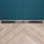 ALFI 36" Modern Stainless Steel Linear Shower Drain with Groove Lines - ABLD36D