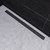 Alfi 47" Brushed Stainless Steel Linear Shower Drain with Solid Cover