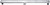 Alfi 47" Brushed Stainless Steel Linear Shower Drain with Solid Cover