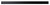 Alfi 59" Black Matte Stainless Steel Linear Shower Drain with Solid Cover