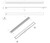 ALFI 59" Black Matte Stainless Steel Linear Shower Drain with Groove Holes - ABLD59C-BM