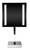 ALFI Polished Chrome Tabletop Square 8" 5x Magnifying Cosmetic Mirror with Light - ABM8FLED-PC