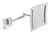 ALFI Polished Chrome Wall Mount Square 8" 5x Magnifying Cosmetic Mirror with Light - ABM8WLED-PC