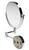 ALFI 8" Round Wall Mounted 5x Magnify Cosmetic Mirror - ABM8WR-PC