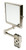 Alfi ABM8WS-BN 8" Square Wall Mounted 5x Magnify Cosmetic Mirror