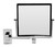 ALFI 8" Square Wall Mounted 5x Magnify Cosmetic Mirror - ABM8WS-PC