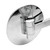 ALFI Chrome Wall Mount Round 9" 5x Magnifying Cosmetic Mirror with Light - ABM9WLED-PC