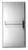 Alfi 12 x 24 Polished Stainless Steel Vertical Double Shelf Bath Shower Niche