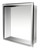 ALFI 16 x 16 Polished Stainless Steel Square Single Shelf Bath Shower Niche - ABN1616-PSS
